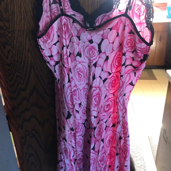 1)1996 VINTAGE NICK&NORA ROSES CHEMISE, SZXL,100%SILK, BEYOND EUC, VERY ELEGANT - Picture 11 of 15